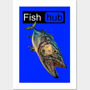 Fish hub dogtooth tuna Posters and Art